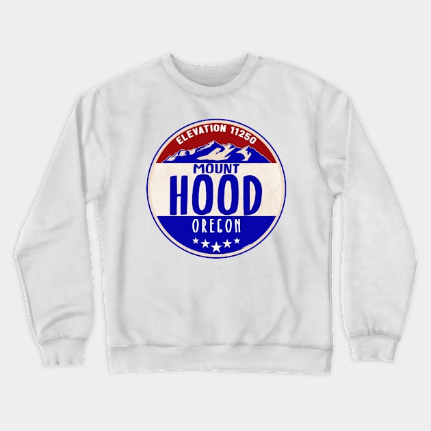 MOUNT HOOD OREGON PORTLAND MOUNTAIN Crewneck Sweatshirt by TravelTime